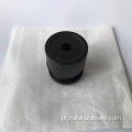 Suporte de ponto de vidro preto de aço inoxidável